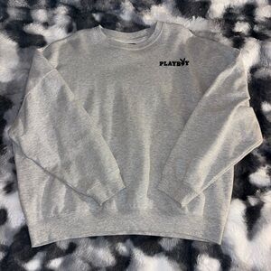PacSun Gray PLAYBOY Sweatshirt